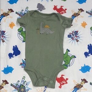 Carter's Green Dinosaur Bodysuit